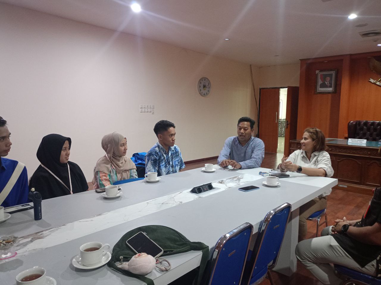 Mahasiswa Hukum Universitas Tadulako Melakukan Magang Bermakna  di Satgas PKA Sulteng